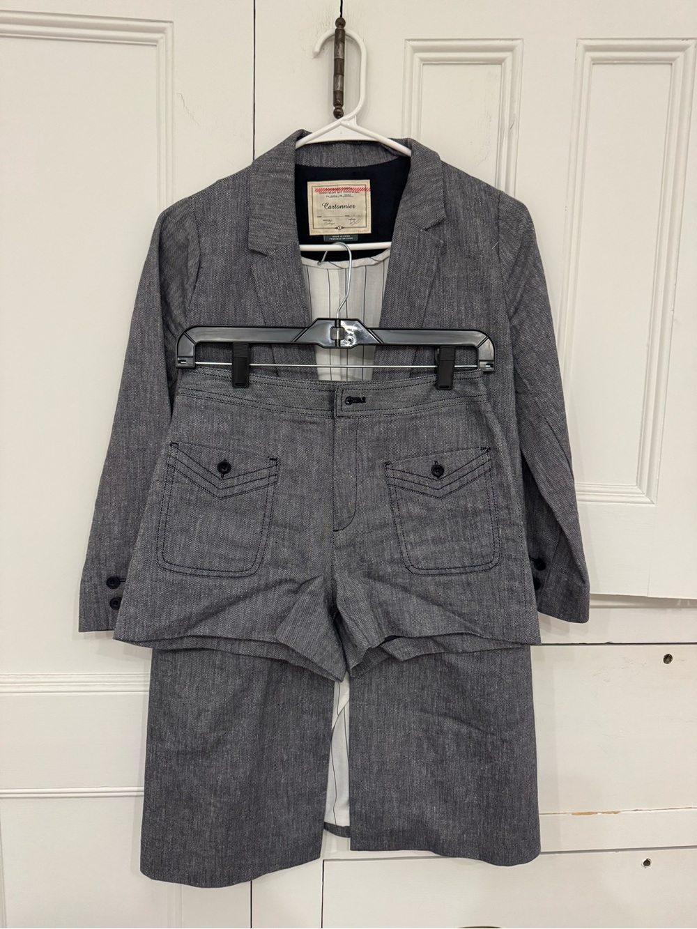CARTONNIER OVERSIZED BLAZER AND SHORTS SZ XS